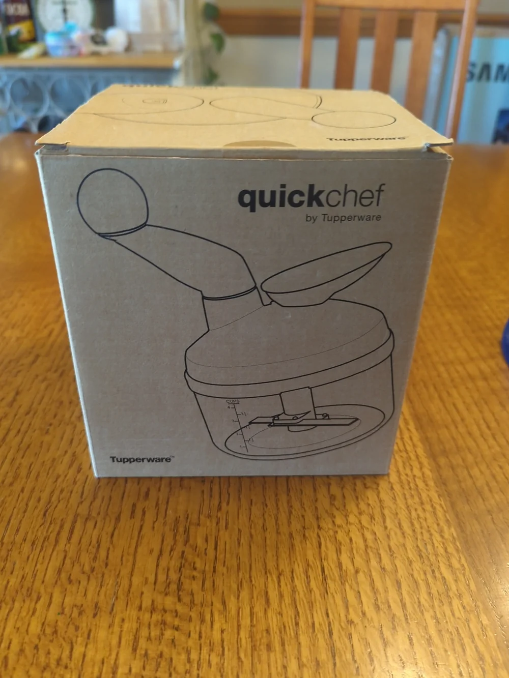 Tupperware │ Quick Chef Food Processor Chopper System │Sapphire Blue